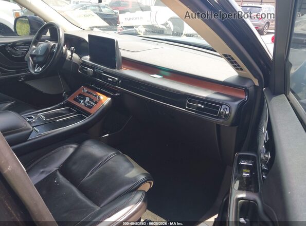 5LM5J7WC2LGL34242 2020 LINCOLN AVIATOR Black Front interior view