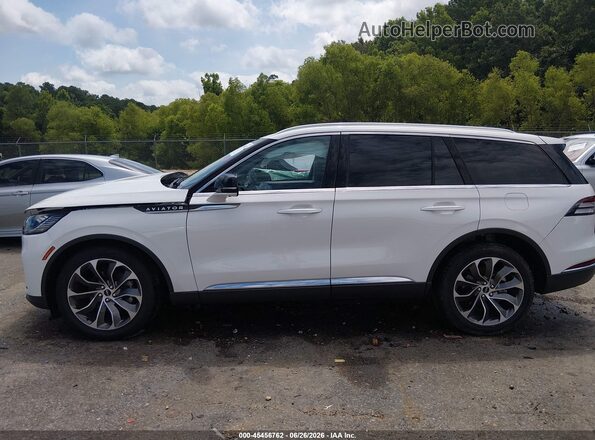5LM5J7WC3SGL21286 2025 LINCOLN AVIATOR White 360 interior view