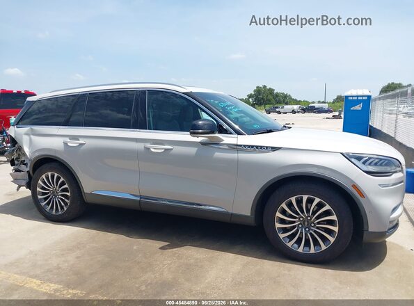 5LM5J7WC8LGL17512 2020 LINCOLN AVIATOR Champagne 360 interior view