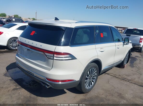 5LM5J7WC9NGL01600 2022 LINCOLN AVIATOR White Trasero derecho
