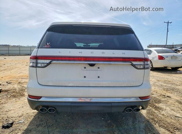 5LM5J7XC0LGL06762 2020 LINCOLN AVIATOR White უკანა ხედი