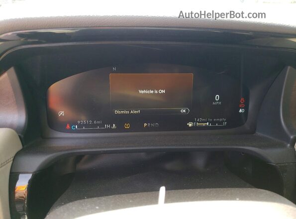 5LM5J7XC0LGL06762 2020 LINCOLN AVIATOR White ხელსაწყოთა პანელის ხედი
