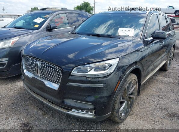 5LM5J7XC0PGL07965 2023 LINCOLN AVIATOR Black Widok z przodu