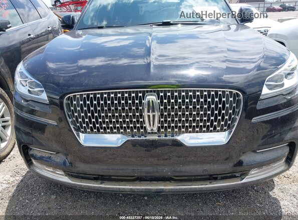 5LM5J7XC0PGL07965 2023 LINCOLN AVIATOR Black Widok tylnych siedzeń