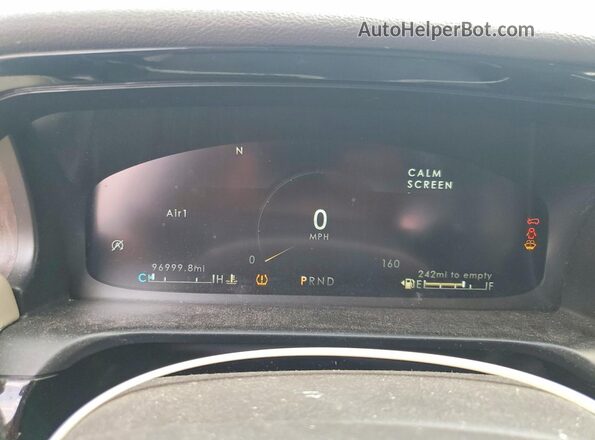 5LM5J7XC1MGL11518 2021 LINCOLN AVIATOR Black Вид щитка приладів