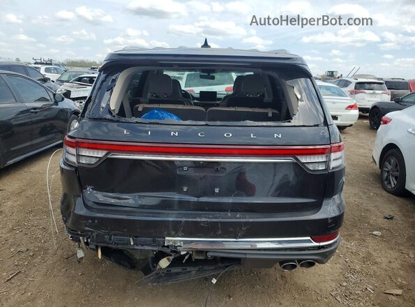 5LM5J7XC1MGL11518 2021 LINCOLN AVIATOR Black Вид ззаду