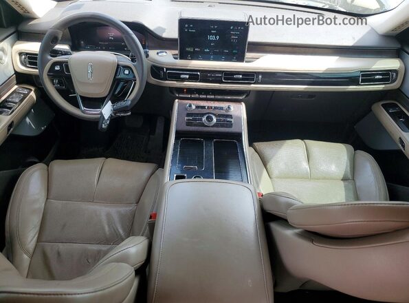 5LM5J7XC1MGL11518 2021 LINCOLN AVIATOR Black Вид панелі приладів