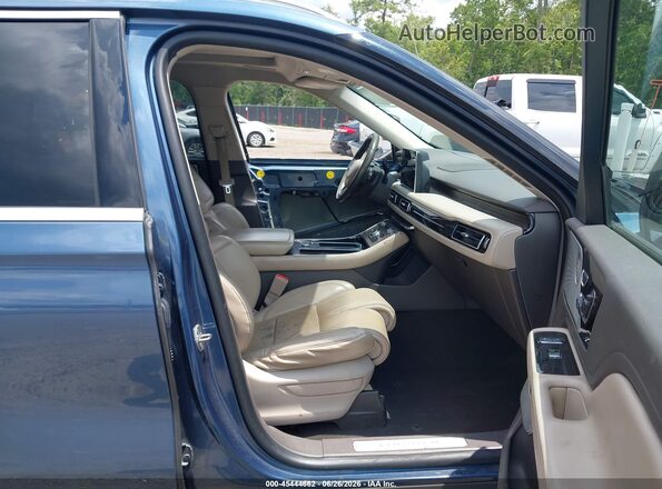 5LM5J7XC2LGL16340 2020 LINCOLN AVIATOR Blue წინა სალონის ხედი