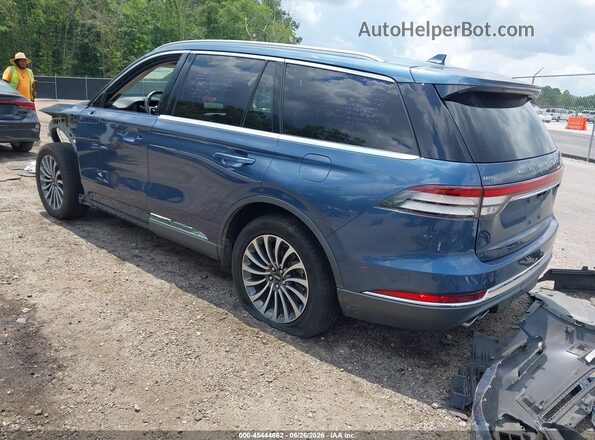 5LM5J7XC2LGL16340 2020 LINCOLN AVIATOR Blue უკანა მარცხენა