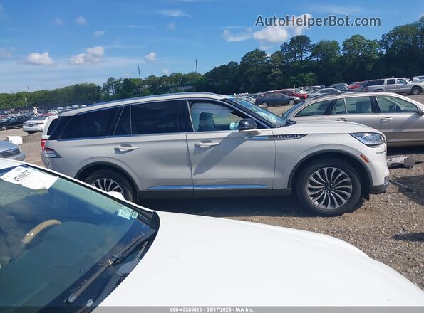 5LM5J7XC2PGL32219 2023 LINCOLN AVIATOR White Widok zestawu wskaźników