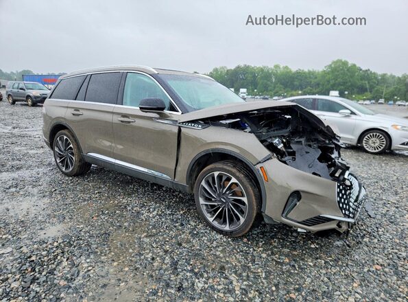 5LM5J7XC2SGL17082 2025 LINCOLN AVIATOR Brown Delantero derecho