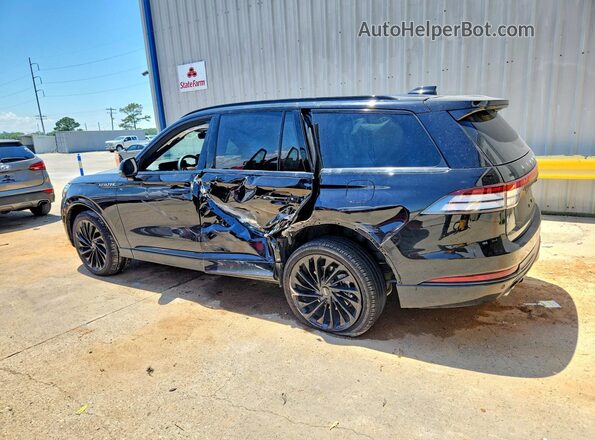 5LM5J7XC2SGL18930 2025 LINCOLN AVIATOR Black Հետևի ձախ