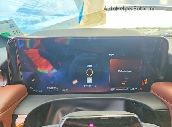 5LM5J7XC2SGL18930 2025 LINCOLN AVIATOR Black Սարքավորումների վահանակի տեսք