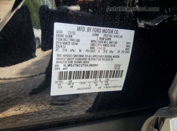 5LM5J7XC2TGL08285 2026 LINCOLN AVIATOR Black 