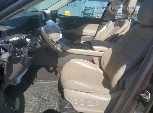 5LM5J7XC3LGL06786 2020 LINCOLN AVIATOR Burgundy Widok wnętrza z przodu