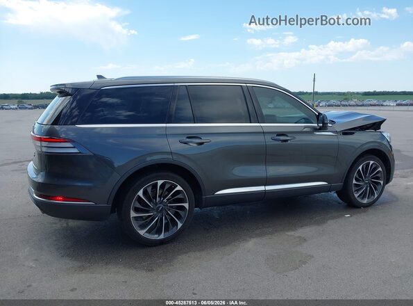 5LM5J7XC3LGL18498 2020 LINCOLN AVIATOR Gray Rear interior view