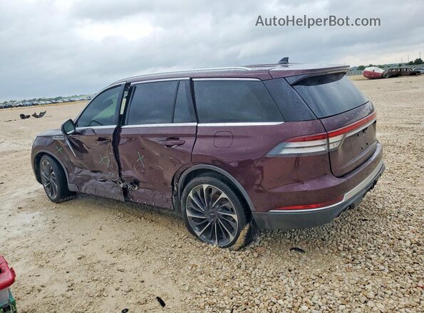 5LM5J7XC3MGL12881 2021 LINCOLN AVIATOR Maroon 