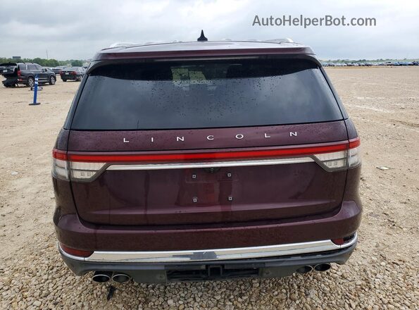 5LM5J7XC3MGL12881 2021 LINCOLN AVIATOR Maroon 