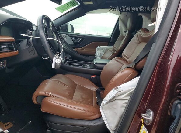 5LM5J7XC3MGL12881 2021 LINCOLN AVIATOR Maroon 