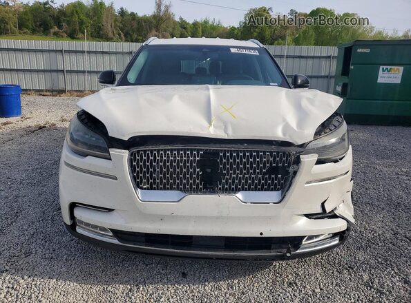 5LM5J7XC4LGL17974 2020 LINCOLN AVIATOR White Դիմացի տեսք