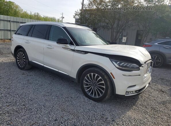 5LM5J7XC4LGL17974 2020 LINCOLN AVIATOR White Առջևի աջ