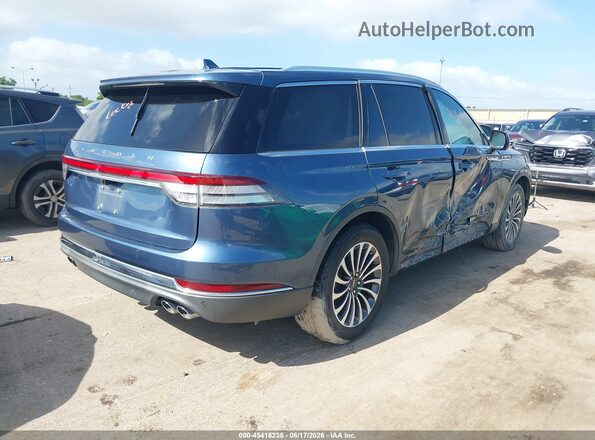 5LM5J7XC4LGL23516 2020 LINCOLN AVIATOR Blue Rear right