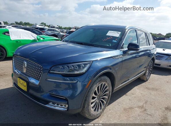 5LM5J7XC4LGL23516 2020 LINCOLN AVIATOR Blue Front left