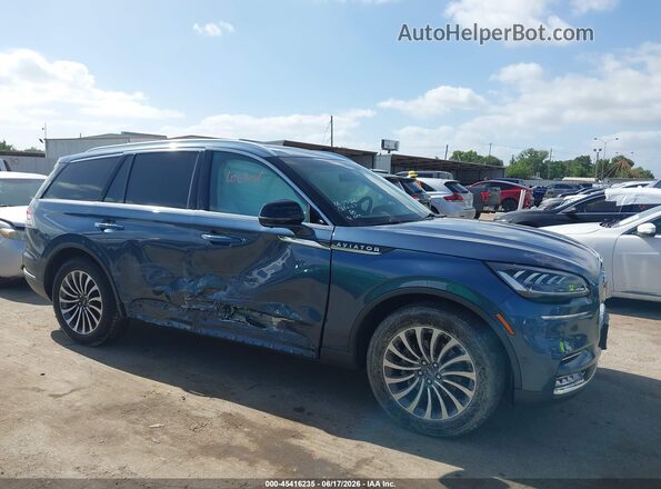 5LM5J7XC4LGL23516 2020 LINCOLN AVIATOR Blue Rear interior view