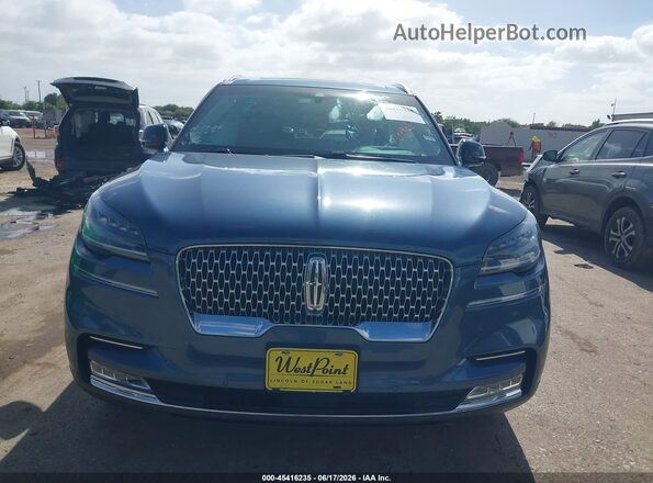 5LM5J7XC4LGL23516 2020 LINCOLN AVIATOR Blue Instrument cluster view
