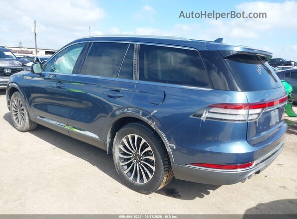 5LM5J7XC4LGL23516 2020 LINCOLN AVIATOR Blue Rear left
