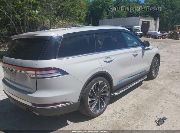 5LM5J7XC4MGL09858 2021 LINCOLN AVIATOR Кремовый Задняя правая четверть