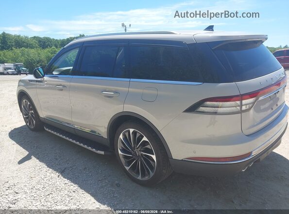 5LM5J7XC4MGL09858 2021 LINCOLN AVIATOR Кремовый Задняя левая четверть