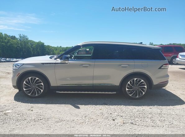 5LM5J7XC4MGL09858 2021 LINCOLN AVIATOR Кремовый 