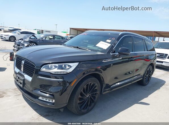 5LM5J7XC4NGL07514 2022 LINCOLN AVIATOR Black Vista tres cuartos delantera izquierda