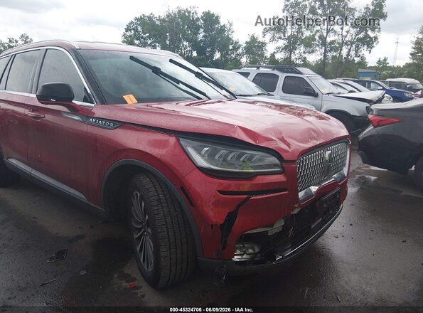 5LM5J7XC5LGL23766 2020 LINCOLN AVIATOR Red წინა ხედი