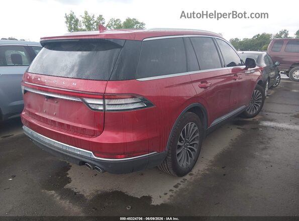 5LM5J7XC5LGL23766 2020 LINCOLN AVIATOR Red უკანა მარჯვენა