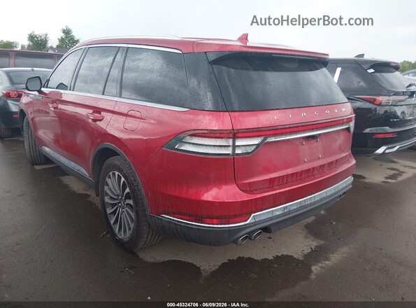 5LM5J7XC5LGL23766 2020 LINCOLN AVIATOR Red უკანა მარცხენა