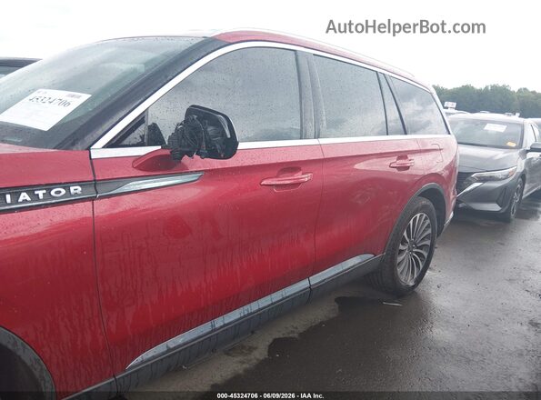 5LM5J7XC5LGL23766 2020 LINCOLN AVIATOR Red სალონის 360-გრადუსიანი ხედი