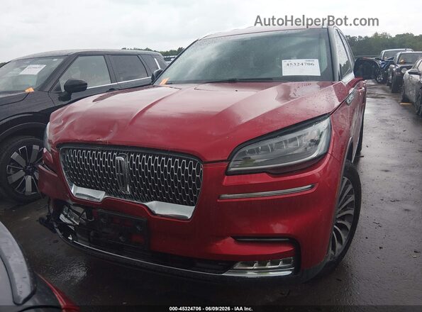 5LM5J7XC5LGL23766 2020 LINCOLN AVIATOR Red ხელსაწყოთა პანელის ხედი