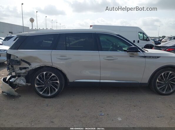 5LM5J7XC6LGL19967 2020 LINCOLN AVIATOR Бежевый Панорамный вид салона 360°