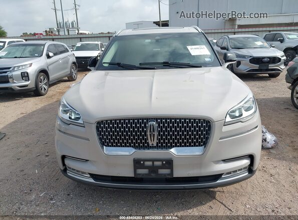 5LM5J7XC6LGL19967 2020 LINCOLN AVIATOR Бежевый Вид задней части салона