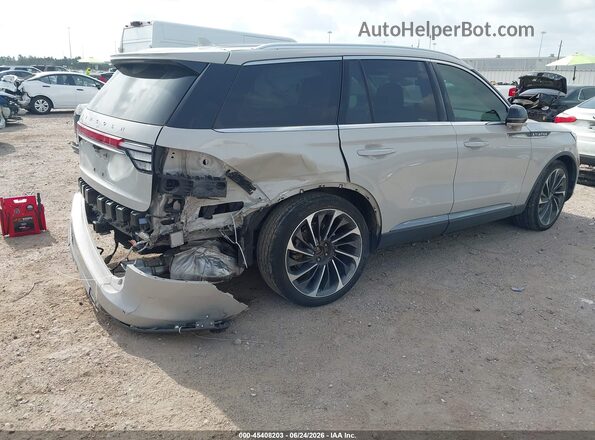 5LM5J7XC6LGL19967 2020 LINCOLN AVIATOR Бежевый Задняя правая четверть