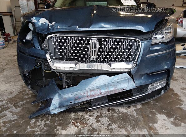 5LM5J7XC6LGL23842 2020 LINCOLN AVIATOR Blue Widok z przodu