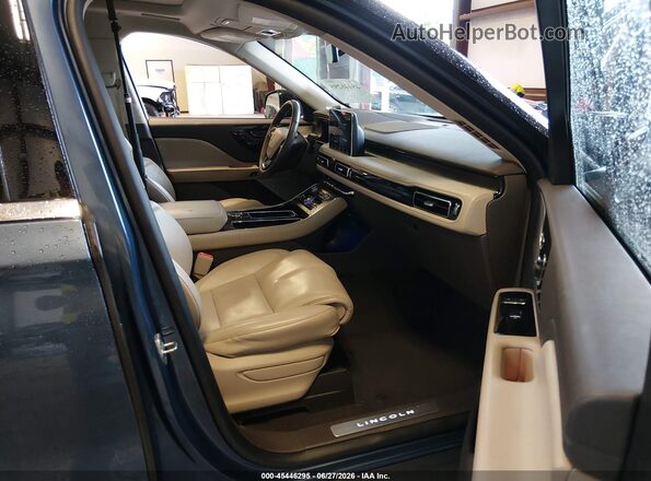 5LM5J7XC6LGL23842 2020 LINCOLN AVIATOR Blue Widok wnętrza z przodu