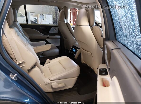 5LM5J7XC6LGL23842 2020 LINCOLN AVIATOR Blue Widok naklejki z numerem VIN