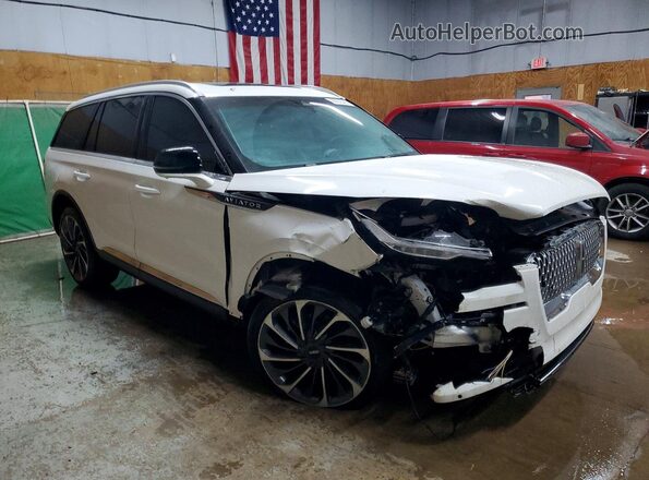 5LM5J7XC6LGL24358 2020 LINCOLN AVIATOR White Przód prawy