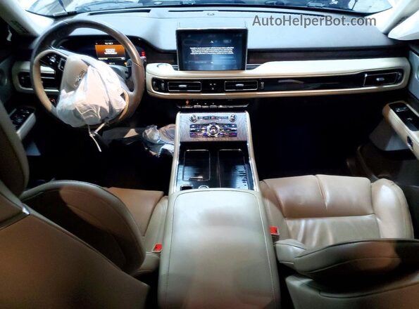 5LM5J7XC6LGL24358 2020 LINCOLN AVIATOR White Widok deski rozdzielczej