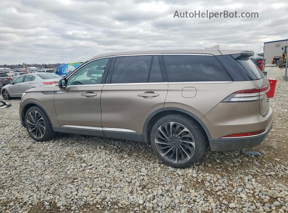 5LM5J7XC7LGL04457 2020 LINCOLN AVIATOR Tan უკანა მარცხენა