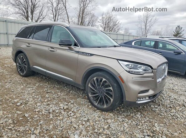 5LM5J7XC7LGL04457 2020 LINCOLN AVIATOR Tan წინა მარჯვენა