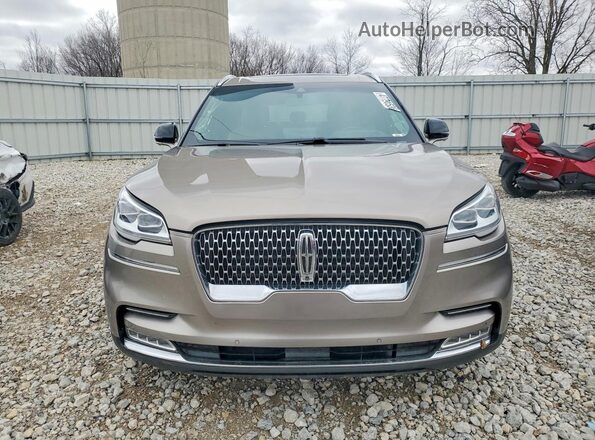 5LM5J7XC7LGL04457 2020 LINCOLN AVIATOR Tan წინა ხედი